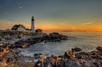 Sunrise at Portland Head